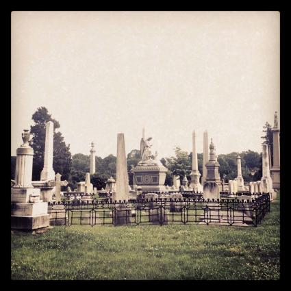 The Bailey Hounds Trespass on Hallowed Ground at Laurel Hill Cemetery June 2