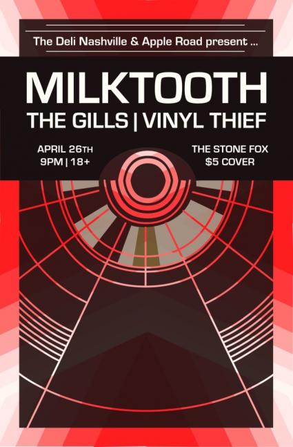 The Deli Nashville and Apple Road Present… Milktooth, The Gills, and Vinyl Thief