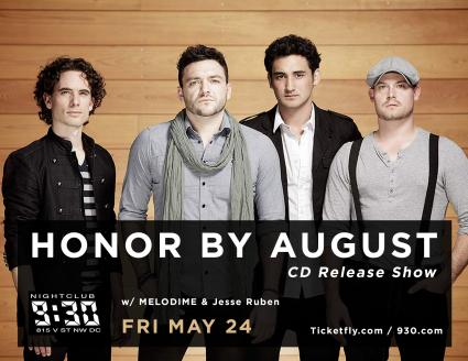 Ticket Giveaway: Honor By August @9:30 Club 5/24