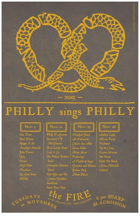 Philly Sings Philly Residency Kickoff at The Fire Nov. 5