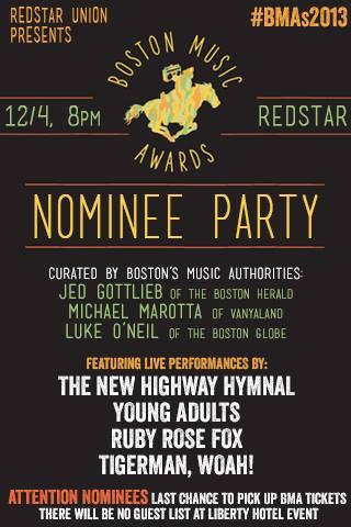 Boston Music Awards Nomination Party Showcases Immense Talent of Local Bands