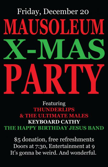 New Video: Mausoleum Party, Episode 1: Zoo – PhilaMOCA Presents & Announce Details About the Mausoleum X-mas Party