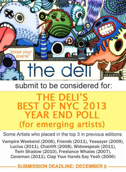 SUBMIT: THE DELI’S BEST OF NYC 2013 YEAR END POLL