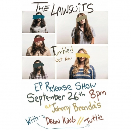 The Lawsuits EP Release Show w/DRGN KING & Tutlie at JB’s Sept 26