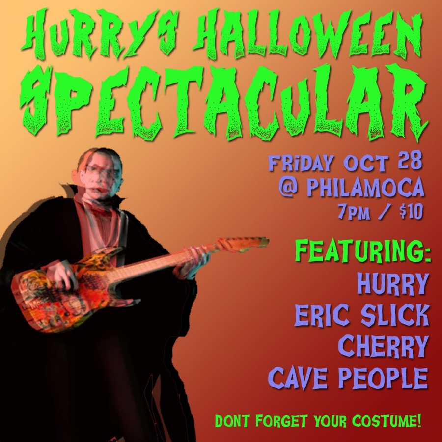 Hurry’s Halloween Spectacular at PhilaMOCA Oct. 28
