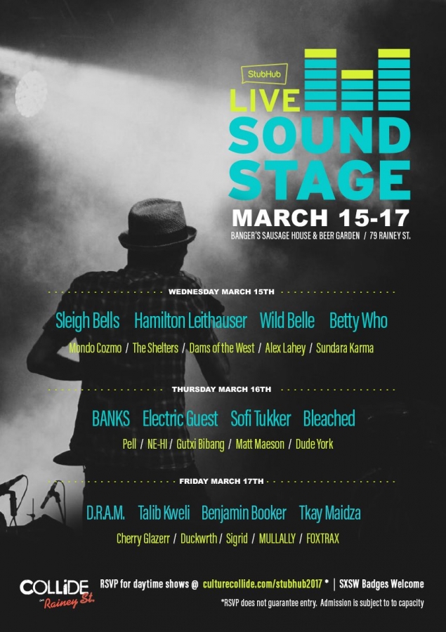 Bay Area SXSW Showcase to Watch: StubHub Soundstage @ SXSW