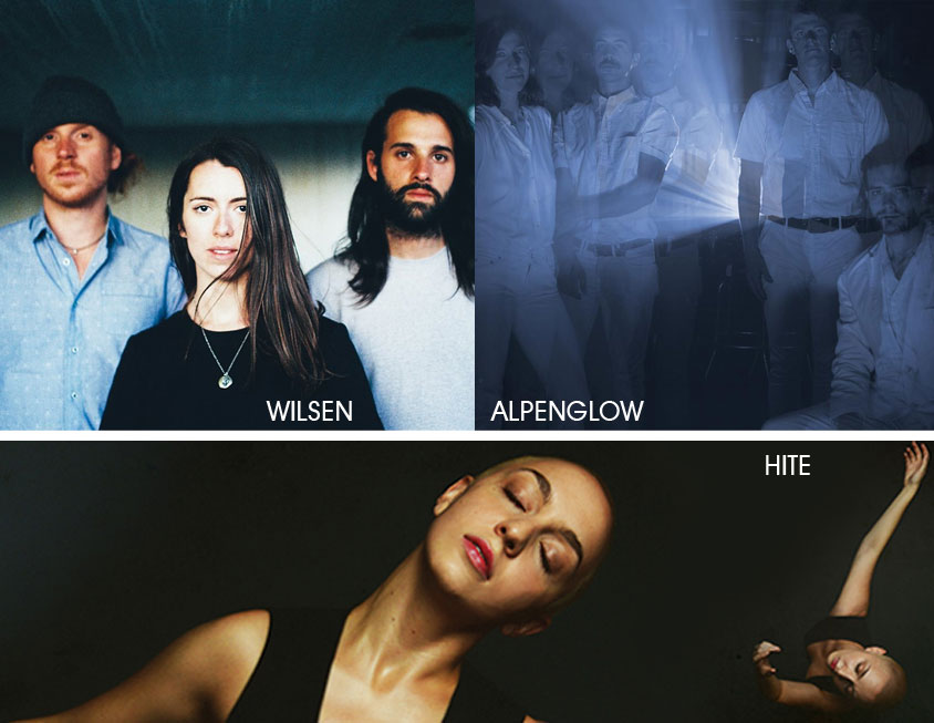 Three great NYC artists play Union Pool on 05.02: Wilsen, Alpenglow and Hite