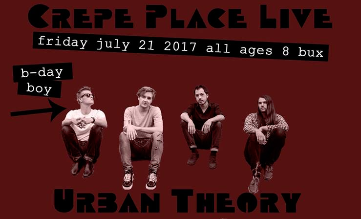 Urban Theory throws a birthday show in Santa Cruz Friday 07.21