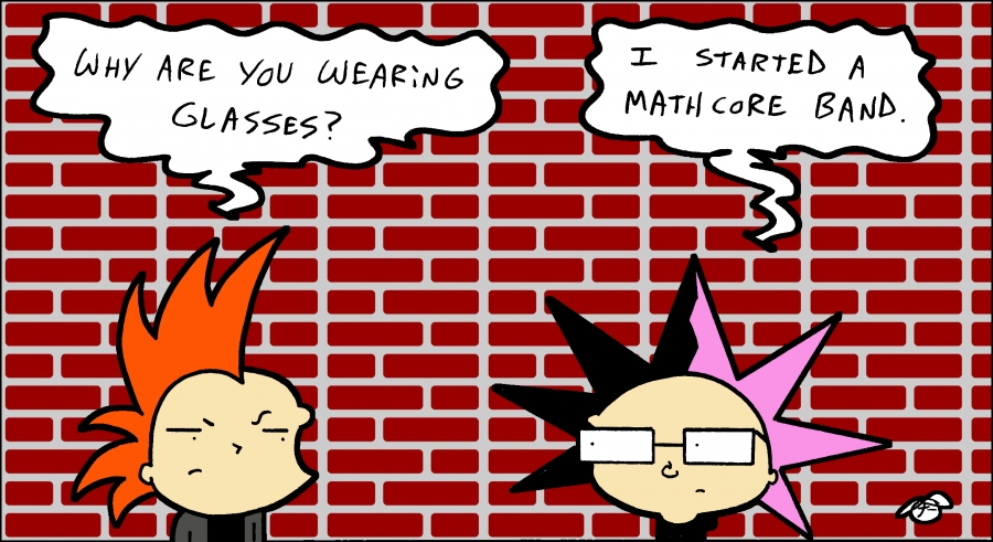 Krust Toons: “‘Why Are You Wearing Glasses?” by Tedd Hazard