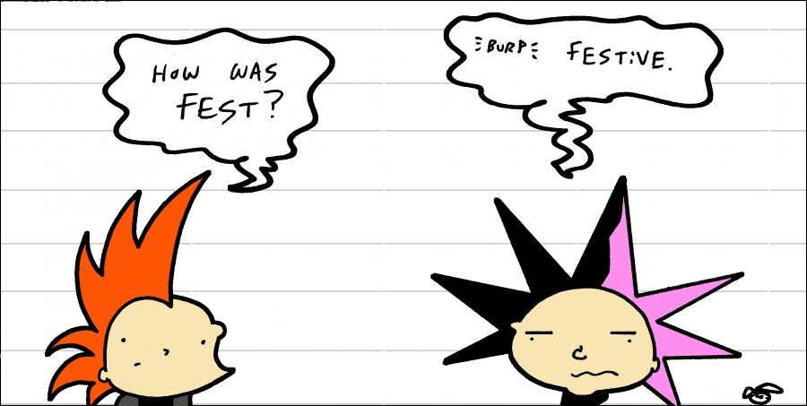 Krust Toons: “Fest” by Tedd Hazard