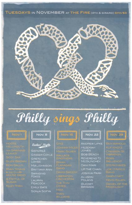 Philly Sings Philly Kicks Off at The Fire Nov. 1