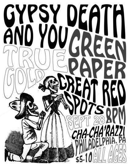 Gypsy Death and You EP Release Show at Cha-Cha’Razzi Sept. 28