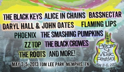Beale Street Music Festival Announces 2013 Lineup