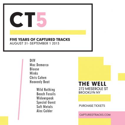 This Weekend: Captured Tracks celebrates 5 years with show at The Well