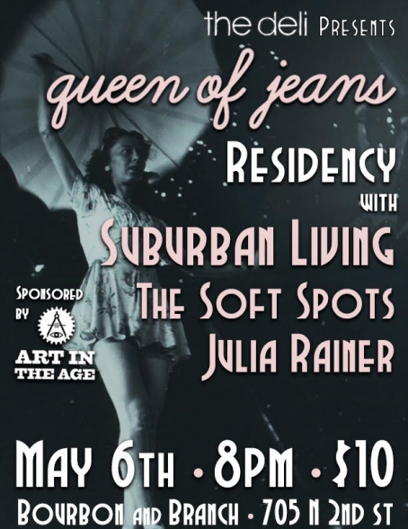 The Deli Presents Queen of Jeans May Residency Kickoff at Bourbon & Branch!