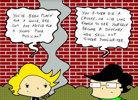 Krust Toons: “Advice for a Young Punk Musician” by Teddy Hazard
