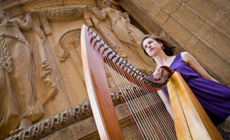 Q&A: New Perspectives on a Blue Harp: Amelia Romano Speaks About Her Music and Travels