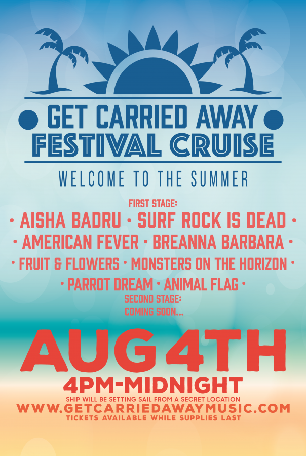 Get Carried Away Fest features emerging NYC bands on a yacht on 08.04